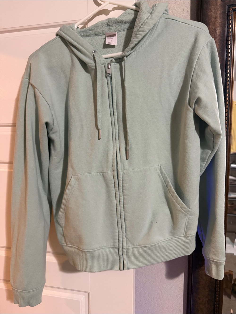 Auden Sage Green Zip Hoodie